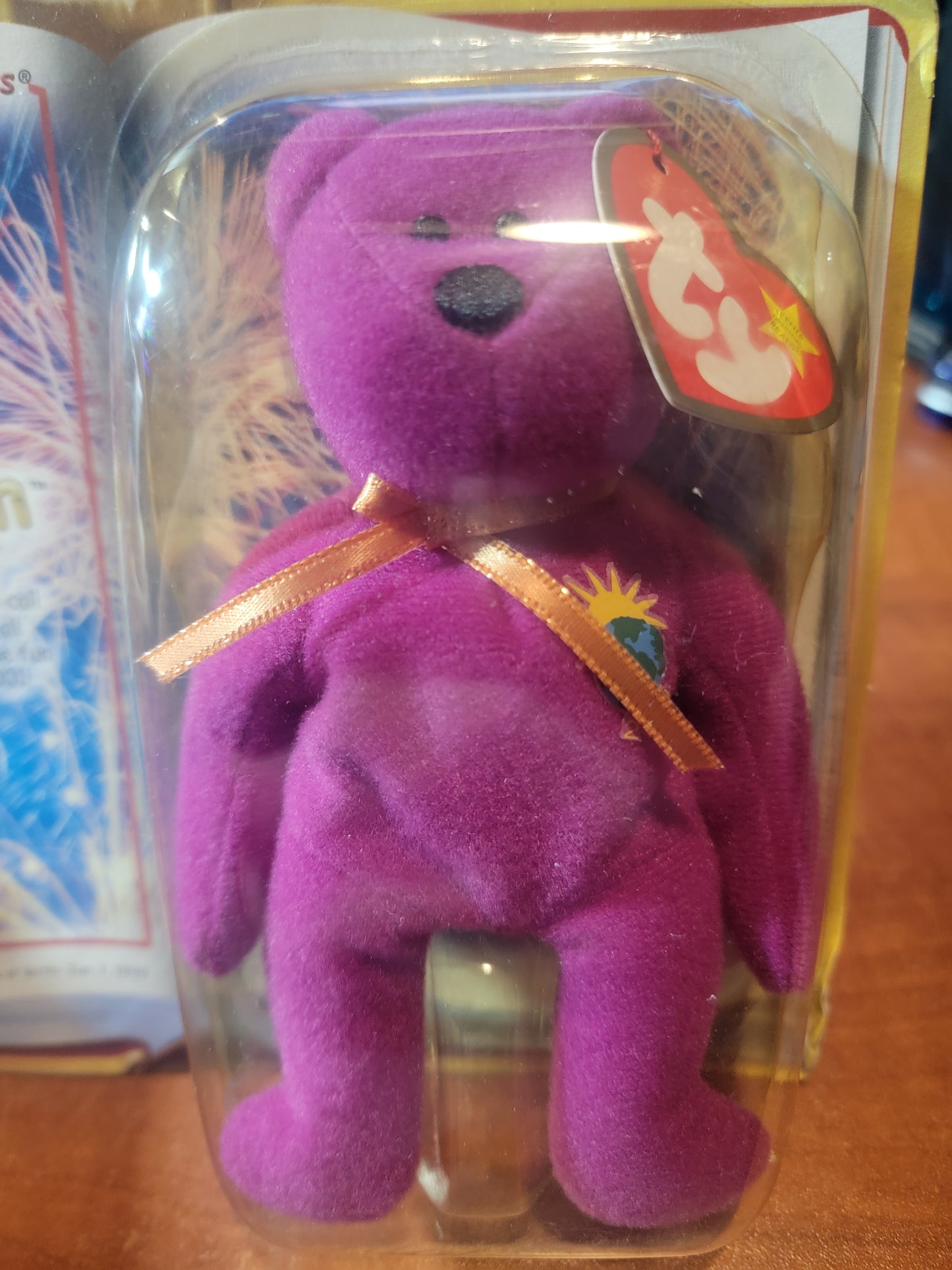 Vintage Millennium The Bear Teenie Beanie Baby SEALED in Original Package