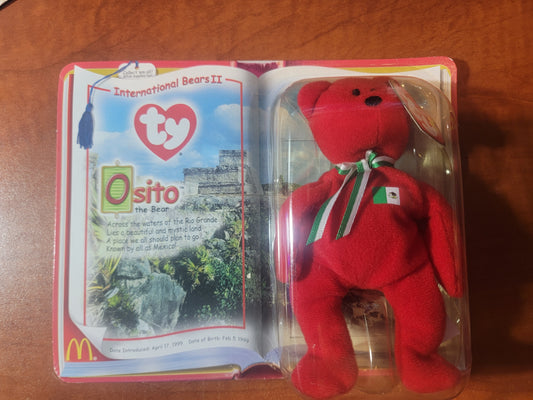 Vintage TY Beanie Baby Osito the Bear