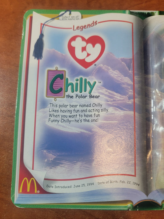 Vintage TY Beanie Baby Chilly the Polar Bear