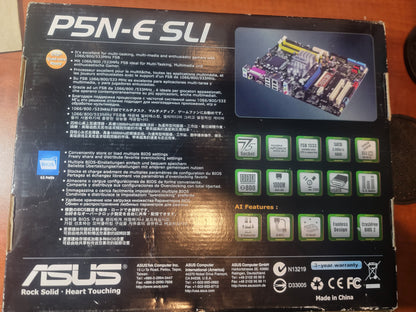 ASUS P5N32-E SLI AiLifestyle Series, LGA775 Socket, Intel Motherboard